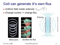 5, 2009Physics 208, Lecture 191 From last time… Faraday: Motional EMF Moving conductor generates electric potential difference... 