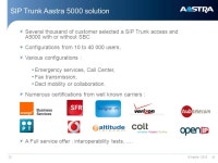 © Aastra A5000 Solution for SMB Product presentation. -  ppt download