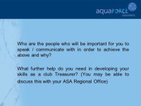 THE GOOD CLUB GUIDE EXTRA: FOR A TREASURER. GETTING STARTED The following sections will provide additional help and support for a... 