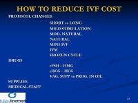 1 COST CUTTING MEASURES IN IVF PROF. DR. TEKSEN CAMLIBEL. -  ppt download