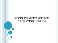SECURITY OPEN SOURCE OPERATING SYSTEM. NESSUS The versatile Nessus® vulnerability scanner provides patch, configuration, and... 