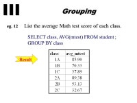Structured Query Language Introduction to SQL What is SQL? – –When a user wants to get some information from a database file... 