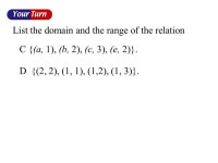 3.1 Relations 3.2 Graphs Objective: Find the Cartesian product of two sets. -  ppt download