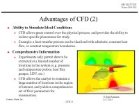 © Ram Ramanan 8/27/2015 CFD 1 ME 5337/7337 Notes Introduction... Fluid Dynamics Lecture 2: CFD Introduction. -  ppt download
