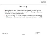 © Ram Ramanan 8/27/2015 CFD 1 ME 5337/7337 Notes Introduction... Fluid Dynamics Lecture 2: CFD Introduction. -  ppt download