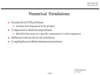 © Ram Ramanan 8/27/2015 CFD 1 ME 5337/7337 Notes Introduction... Fluid Dynamics Lecture 2: CFD Introduction. -  ppt download