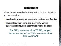 1 Provided by ESC Region XI (Source: TEA Student Assessment Division) -  ppt download