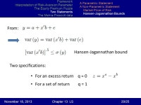 The Equity Premium Puzzle Bocong Du November 18, 2013 Chapter 13 LS 1/ ppt download