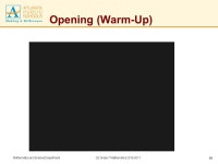 Mathematics and Science DepartmentQ2 Grade 7 Mathematics Unit 3: Rational Reasoning Key Standards a.Find the absolute value of a...