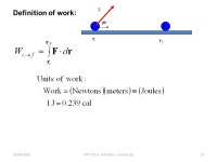 10/05/2012PHY 113 A Fall Lecture 161 PHY 113 A General Physics I 9-9:50 AM MWF Olin 101 Plan for Lecture 16: Review of Chapters... 