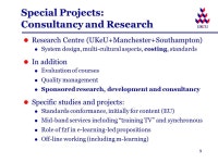 이코스트 ECOST | Cost-benefits of (e-)learning Paul Bacsich, Director of Special Projects UK eUniversities Worldwide Limited WCBF/London...