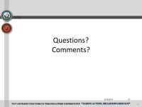 1 Combat and Operational Stress First Aid (COSFA): Useful Tools to Promote Recovery William P. Nash, CAPT, MC, USN (Retired)... 