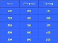 Books More BooksGrab Bag. -  ppt download