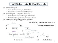 English (1)Standard English a. Some students should get distinctions b. Lots of students have missed the classes. -  ppt download