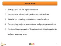 of students 107 III rd semester 50(31 Boys,19 Girls) V th semester 57(35 Boys,22 Girls) Teaching Staff : 09 Non-Teaching: 03... 