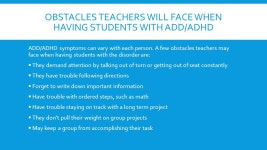 ACCOMMODATING STUDENTS WITH ADD/ADHD By: Stephanie McDaniel. -  ppt download