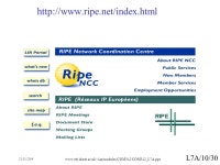 21/11/2004  L7A/1/30 COM342 Networks and Data Communications Ian McCrumRoom 5B18 Tel: ppt download