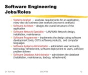 Dr. Tom WayCSC What is Software Engineering? CSC 4700 Software Engineering Lecture ppt download