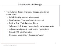 Stracener_EMIS 7305/5305_Spr08_ Systems Maintainability Concepts and Metrics Dr. Jerrell T. Stracener, SAE Fellow Leadership in... 
