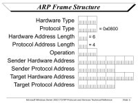 Microsoft Windows Server 2003 TCP/IP Protocols and Services Technical Reference Slide: 1 Lesson 3 Address Resolution Protocol... 
