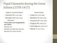 CH 511 – The History of Christianity 2 Late Medieval Age Slides based in part on The Story of Christianity by Justo Gonzalez.... 