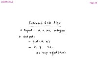 COMP 170 L2 Page 1 L05: Inverses and GCDs l Objective: n When does have an inverse? n How to compute the inverse? n Need... 