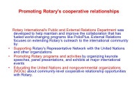 This presentation: was given at: RC Batroun on 31 November 2006 with the participation of 40 Rotarians from 8 Lebanese Clubs and... 