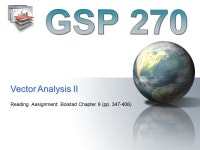 Vector Analysis II Reading Assignment: Bolstad Chapter 9 (pp ) -  ppt download