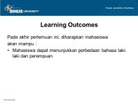 Jender, kesopanan, dan stereotip Pertemuan 11 Matakuliah: G0362/Sociolingustics Tahun: ppt download