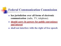 REGULATION OF ELECTRONIC MEDIA. CHAPTER 11 Communications Law. COMM 407, CSU Fullerton. -  ppt download