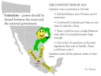 With the number of new American settlers moving into Texas, things are getting tense. Students should be able to recognize the... 