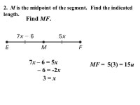 1.3 – Use Midpoint and Distance Formulas & Segment Constructions. -  ppt download
