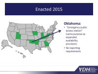 Epinephrine Auto-Injector Use – Other State Statutes and Legislation SB1197 Workgroup Joe Hilbert Director of Governmental and... 