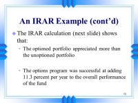 1 Chapter 19 Performance Evaluation Portfolio Construction, Management, & Protection, 5e, Robert A. Strong Copyright ©2009 by... 
