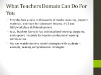 Using Technology to Enhance Instruction Teachers Domain.org. -  ppt download