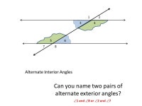 docid= &ei=h - ziSuD0MaS6lQfkjKSqDQ&q=parallel +lines+transversals&hl=en# Parallel Lines and a Transversal. -  ppt download