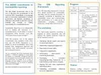 Training Our members A partnership initiative to champion sustainability in Abu Dhabi Executive Workshop on Sustainability... 