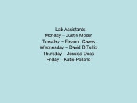 TA2Potassium dichromate Aguilera, Alexya Nicole TA4Potassium Iodide Baken, Erica Karin TA9Potassium Nitrate Buchholz, Adam Lane... 