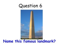 Question 1 Which famous D.C. landmark is pictures here? Supreme Court Building White House Capital. -  ppt download