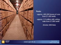 SASKATCHEWAN INDUSTRY & RESOURCES WELL DATA SEISMIC DATA CORE LAB FACILITIES R. Troyer, P. Eng., P. Geo. Manager Sedimentary... 