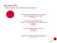 Success Intelligence Mindshift: Valuing Others to Create Success Avril Carson Director of The Happiness Project & Success...