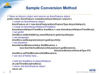 © 2008 The MITRE Corporation. All rights reserved. Developing an Open Source AIXM5 Java Library (AIXM-J) Steven Chase Lead... 