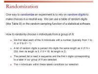 IPS Chapter 3 © 2012 W.H. Freeman and Company  3.1: Design of Experiments  3.2: Sampling Design  3.3: Toward Statistical... 