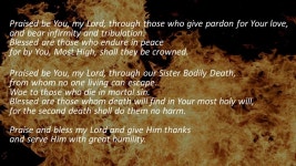 THE CANTICLE OF THE CREATURES San Francesco d’Assisi. -  ppt download