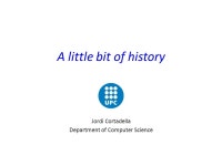A little bit of history Jordi Cortadella Department of Computer Science. -  ppt download