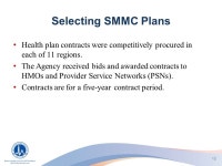 Update on Statewide Medicaid Managed Care Program and Florida Medicaid Mental Health and Substance Abuse Services Justin M.... 