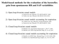 Disentangling cardiovascular control mechanisms via multivariate modeling techniques: the “spontaneous” baroreflex Alberto... 