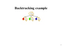 1 Constraint Satisfaction and Backtrack Search 22c:31 Algorithms. -  ppt download