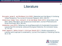 Consumer Responsibility: what does it mean and who’s in charge? Advanced Water Education Workshop: Water and Public Perception... 