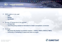 EUM/PEPS/VWG/09/0012 Issue 1, 26/01/2009 Candidates for the Post-EPS Observation Missions, Prioritisation, and Preliminary... 